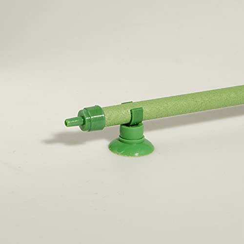 Quickun Aquarium Air Stone Bubble Wall Tube Oxygen Diffuser Bar Decor Accessory for Fish Tank 10 Inch Length,2PCS - color: Green, size: 10 inch