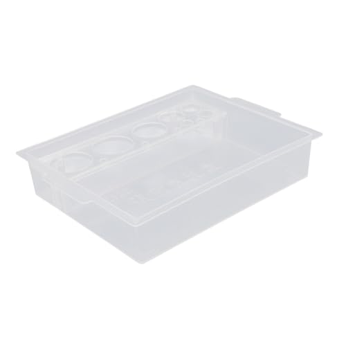 Square Aquarium Plastic Test Tube Holder Rack Lab Tube Organizer Sturdy Pp Material