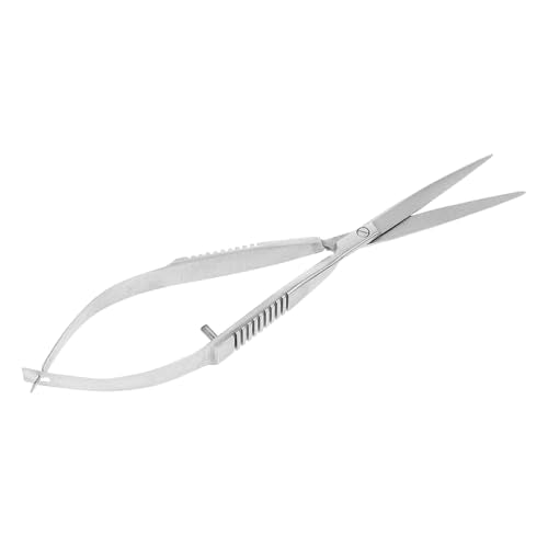 BESPORTBLE Professional Stainless Steel Aquarium Scissors Durable Spring Design for Easy Trimming of Water Plants Portable Fish Tank Tool for Precise Maintenance