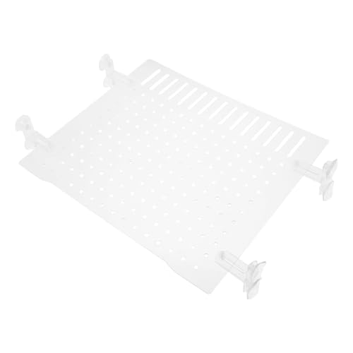 Homoyoyo Aquarium Divider Kit Acrylic Fish Tank Separator 35x30cm with Suction Cups Partition Board for Fish Isolation and Reptile Tank Separation
