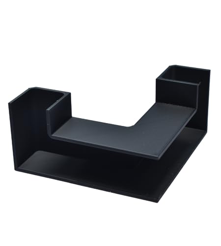 Chatelet Aquarium Underground Tunnel | Fish & Shrimp Hideout for Aquariums | Unique Underground Viewing Tunnel | Made in USA (Corner Tunnel, Black) - color: Corner Tunnel, Black
