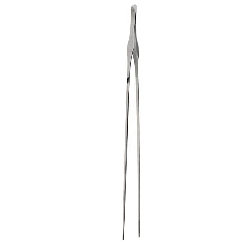 Aquarium Tweezers, Reptile Feeding Tweezers Easy To Clean Stainless Steel for Aquarium Plant (Straight Tweezers)