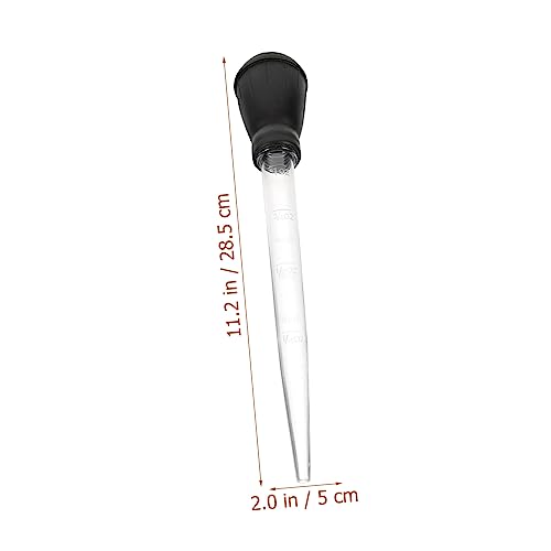 balacoo 3sets Professional Fish Tank Manual Aquarium Siphon for Easy Waste Removal Dropper for Washing No Power Required for Tanks