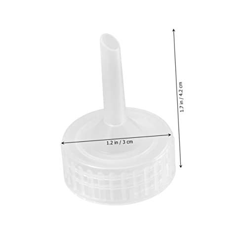 BESPORTBLE 25pcs Shrimp Incubator Caps Practical Hatching Bottle Caps for Fish Tank Easy to Use Shrimp Breeding Tools Fits Standard Beverage Bottles Plastic Material