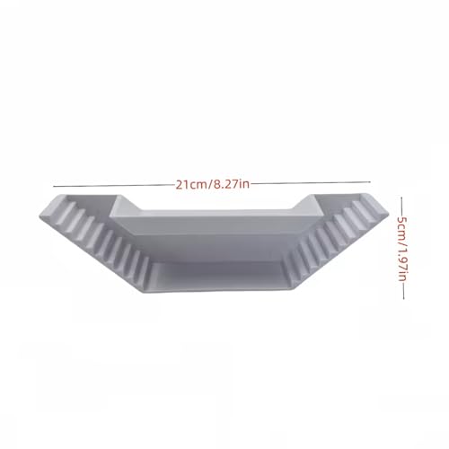Aquarium Underground Tunnel Cave with Ladder Viewing Fish Shrimp Under Gravel Tunnel Fish Tank Decor Decoration Hideout (White) - color: White