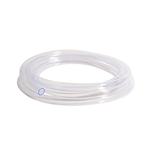 QuQuyi PVC Vinyl Tubing Lightweight Grade Clear Plastic Tube, 12mm ID X 14mm OD PVC Tube Flexible Plastic Hose Line Pipe Oil Resistant Multipurpose Vinyl Hose, BPA Free，3.3FT - size: 12x14mm, style: 3.3 Feet
