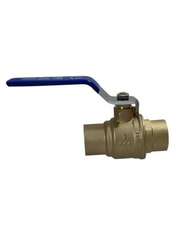 XFITTING 1 Inch Sweat Ball Valve, 10 Pieces - size: 1" Sweat