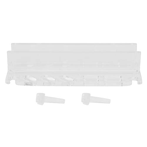 Haofy Aquarium Tool Holder Acrylic 5-20mm Glass Thickness - Fish Tank Organizer with Secure Grip for Rimmed Aquariums Nano Tanks Plant Tweezers Scissors Storage