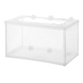 Fish Tank Breeder Net, Breeder Box for Fish Tank Simple to Install Fishes Hatchery Isolation Separation Net Plastic Frame Fry Hatchery Incubator Mesh Breeding Box with Suction Cup