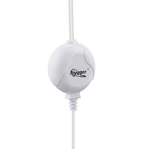 hygger Quiet Aquarium Air Pump 1.5 Watt Energy Saving Mini Oxygen Pump for 1-15 Gallon Fish Tank with Accessories White - color: White