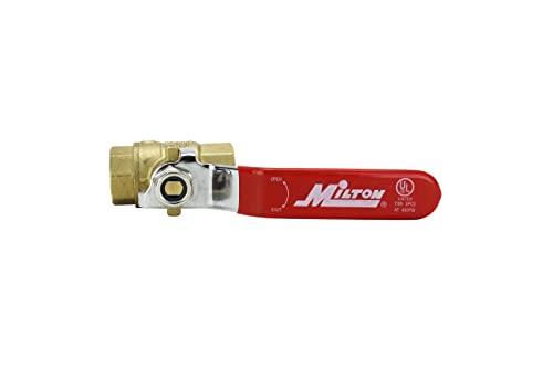 Milton S-1094-6 3/8" x 3/8" FNPT Full Port Ball Valve - size: 3/8" NPT x 3/8" NPT female