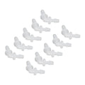SUNGOOYUE Plastic Fitting 90 PE Elbow Hose Connector 6.4mm Same Diameter Tube Fitting for Pump Tube and Silicone Fish Tank Hose Connection Antiscratch Antirust (4.8mm) - size: 4.8mm
