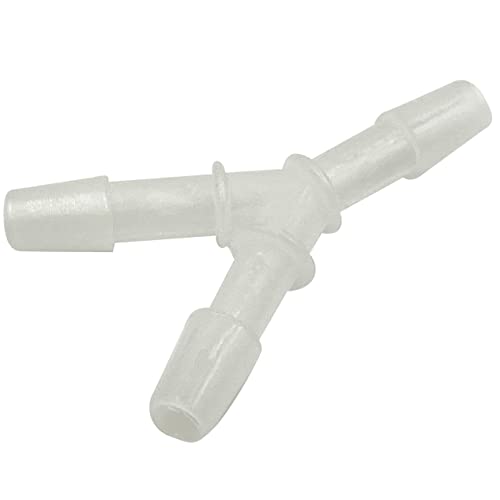 ResOne Oxygen Tubing Y‑Connector, 1‑Pack – Standard 6mm Barbed O2 Hose Splitter for Oxygen Tubing Lines, Leak‑Resistant, Easy‑Attach Y Coupler - size: 1pk