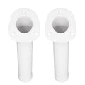 MARINE CITY Flush Mount Fishing Rod Holder 30 Degree Polypropylene, Durable, Lightweight, Easy Access for Fishing, Fits 2" Hole, Ideal for Kayaks, Boats and Yachts