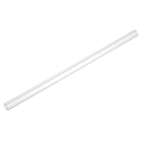 uxcell Rigid Round Clear Tubing 3mm(1/8") ID x 7mm(1/4") OD x 0.5Ft(150mm) Length Plastic Tube - size: 3mm x 7mm x 150mm