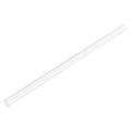 uxcell Clear Rigid Tubing 8mm(5/16'') ID x 10mm(25/64'') OD x 1Ft Length Round Plastic Polycarbonate Tube - size: 8mmx10mm