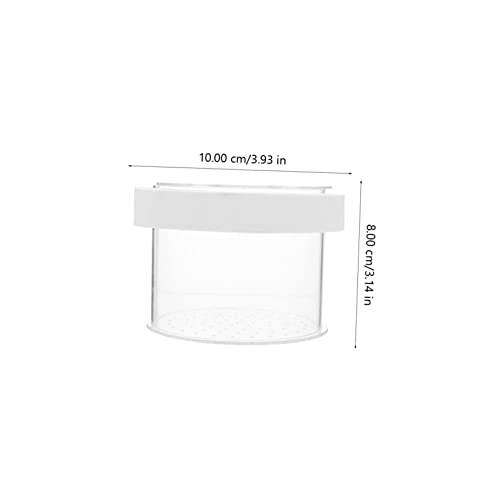 MERRYHAPY Fish Separator Floating Box Acrylic Fish Hatchery for Aquariums Easy Removable Design No Suction Cups Required for Breeding Guppies and Fry with Lid