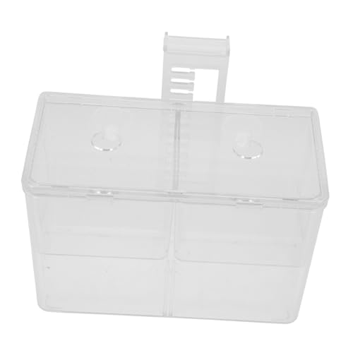GALPADA Fish Tank Incubator Box Transparent Hatching Divider for Betta and Tropical Fish Portable Nursery Breeding Box Easy Installation and Safe Design