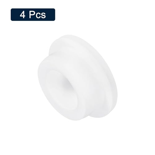uxcell 4Pcs White Plug Holes, Waterproof Rubber Button Plug for 28.5mm / 1.12" Hole - size: 28.5mm