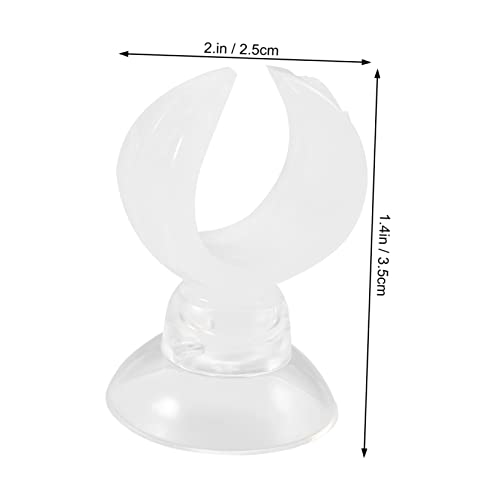 BESPORTBLE 4pcs Aquarium Suction Cup Clamp Clips Feeder Tube Holder for Air Tubing Organize Your Tank