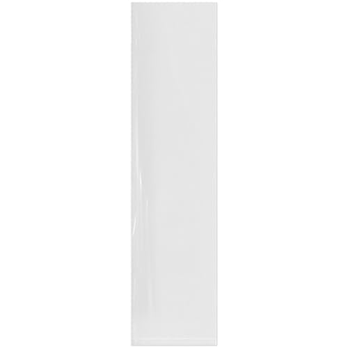 Plymor 3" x 12" (Pack of 200), 4 Mil Flat Open Clear Plastic Poly Bags - size: 3" x 12" (200 Count)