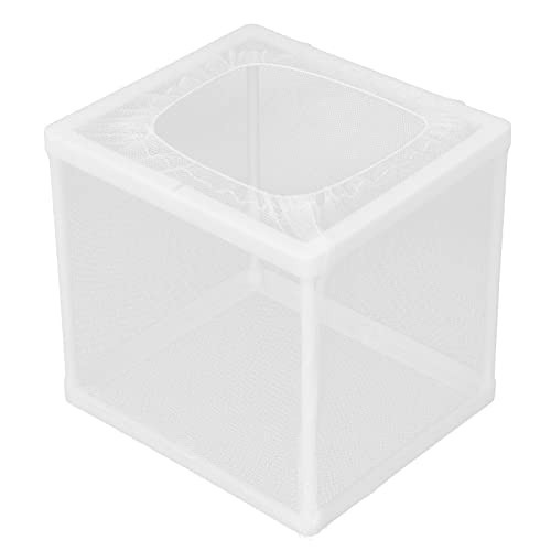 Aquarium Breeder Box with Suction Cups | Detachable Fish Hatchery & Isolation Enclosure | Multi - Functional Incubator for Fry/Unwell Fish/Shrimp | Secure Plastic & Mesh Design - size: S(7.8x6.5x2.6cm/3.1x2.6x1in)