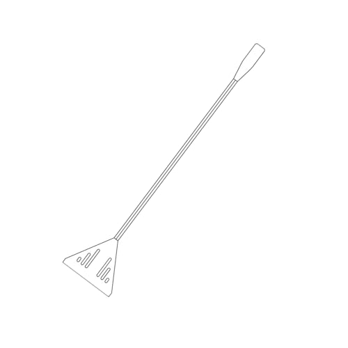 XISAOK Durability Stainless Steel Sand Tool for Fish Tanks and Outdoor Gardening with Ergonomic Plant Shovel - color: 30cm