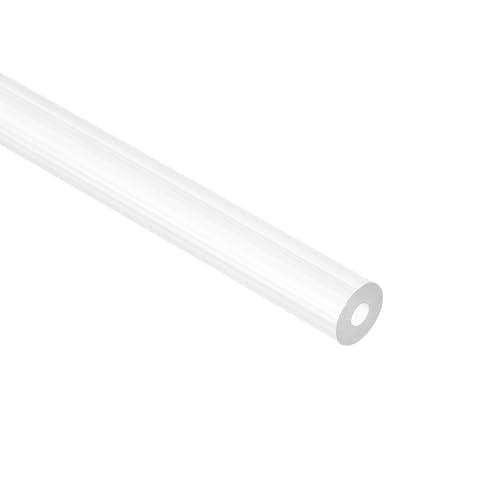 uxcell Rigid Round Clear Tubing 4mm(3/16") ID x 10mm(3/8") OD x 0.8Ft(250mm) Length Plastic Tube - size: 4mm x 10mm x 250mm