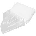 Balacoo 50 Pieces Leak-proof Fish Transport Bags with Reinforced Flat Bottom, 20x35x12cm Aquarium Shipping Pouches for Live Ornamental Fish and Shrimp, Plastic Packaging with Elastic