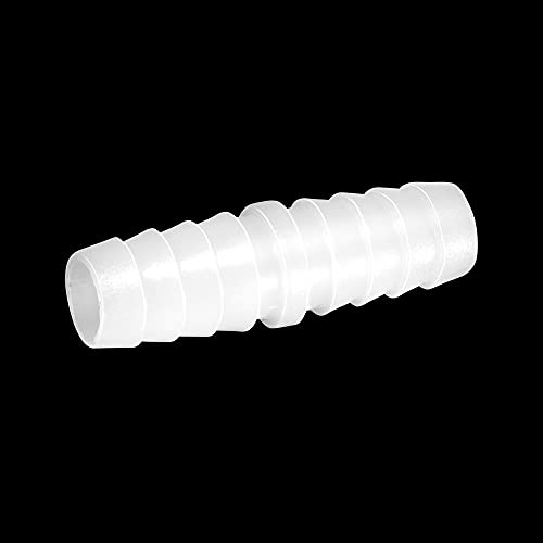 Feelers 3/8" x 3/8" Plastic Hose Barb Fitting 15 Pack, Equal Barbed Splicer Connector, Straight Union Adapter for Aquarium, Air Line, Fuel Line, Liquid Transfer - size: 3/8 Inch, style: 15pcs-Straight