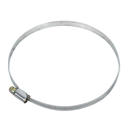 10Pcs Narrow Band 9mm Steel Adjustable Hose Clamp Hoop 110-130mm HC110-130/9 (110-130mm) - size: 110-130mm