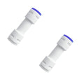3/8" Push to Connect One Way Check Valve for Reverse Osmosis Water Filter,NSF Certified Plastic Quick Connect RO Fittings (2 pcs) - style: 3/8'' Inch，2pcs