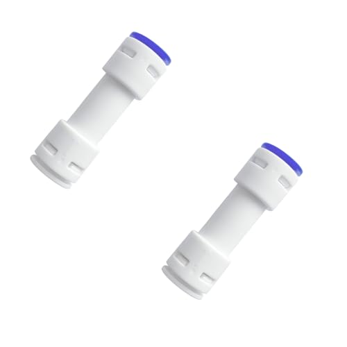 3/8" Push to Connect One Way Check Valve for Reverse Osmosis Water Filter,NSF Certified Plastic Quick Connect RO Fittings (2 pcs) - style: 3/8'' Inch，2pcs