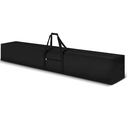 83 x 16 x 12 Inch, 260 L Extra Large Duffle Bag Camping Tent Storage Bag Heavy Duty Waterproof Sports Equipment Carrying Case for Tent Pole Travel Canopy Hammock Tripod Fishing Outdoor Moving - color: Black, size: 83 x 16 x 12 Inch, 260 L