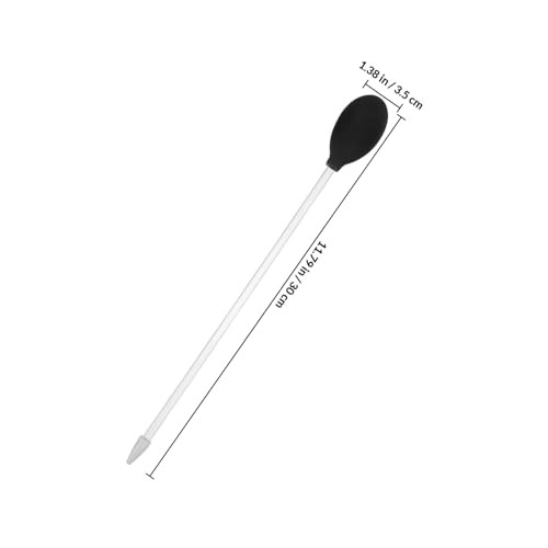 BESPORTBLE Fish Tank Water Changer Tool Coral Feeder for Aquarium Cleaning and Feeding Design for Safe Use Multi-Functional Aquarium Accessories - color: Black, size: 30X3.5CM