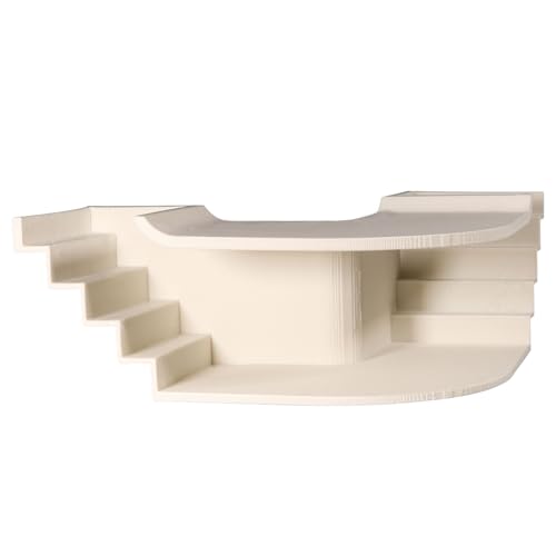 Aquarium Undergravel Fish Tunnel Cave, White, Modern Resin Fish Hide for Aquarium Hideout (Style 2) - color: White, style: Style 2
