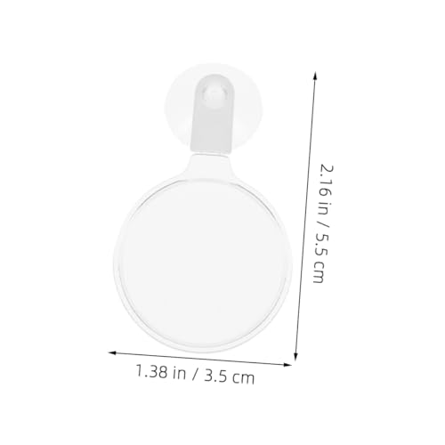 minkissy 4pcs Acrylic Fish Tank Magnifiers Cups High Definition Viewing for Plants and Creatures for Observing Betta Fish and Landscapes