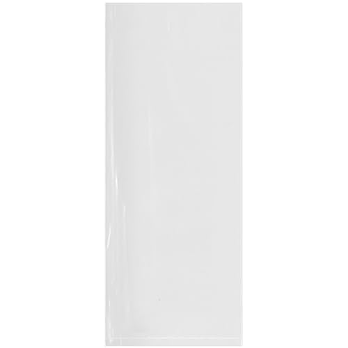 Plymor 4" x 10" (Pack of 200), 2 Mil Flat Open Clear Plastic Poly Bags - size: 4" x 10" (200 Count)
