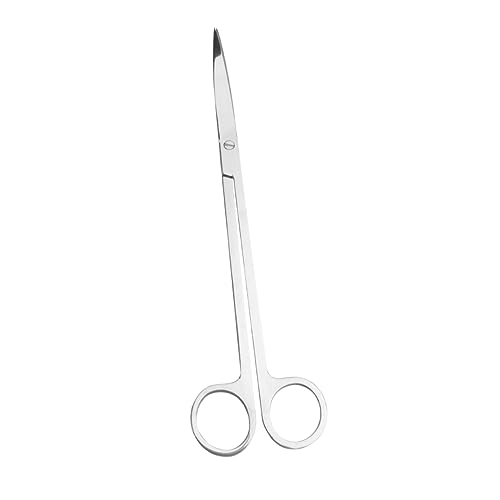 Happyyami Mirror Cutting Scissors Aquascaping Tools Kit for Aquarium Maintenance Stainless Steel Plant Scissors Tongs