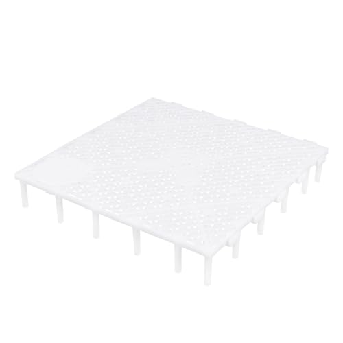 TOYANDONA 10pcs Aquarium Filter Plates Sand Divider Board Bottom Filter Pad Plastic Mesh Isolation Board for Fish Tank Separation and Filtration