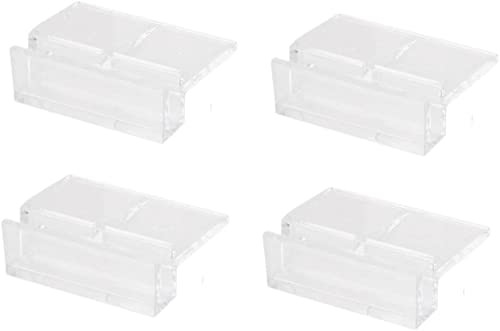 4Pcs Plastic Aquarium Fish Tank Glass Cover Clips Support Holders 6mm Lovely and professional
