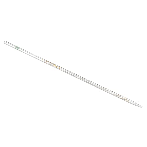 PATIKIL Graduated Dropper Pipettes, 1 Pcs 0.5ml Reusable Borosilicate Glass Pipette for Transfer Liquid for Laboratory, Chemistry, Clear - size: 0.5ml