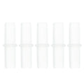 5 Pcs Plastic Hose Barb Fitting 5/16" Stright Barb Hose Connector Clear PP - size: 5/16"