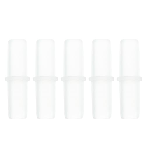 5 Pcs Plastic Hose Barb Fitting 5/16" Stright Barb Hose Connector Clear PP - size: 5/16"