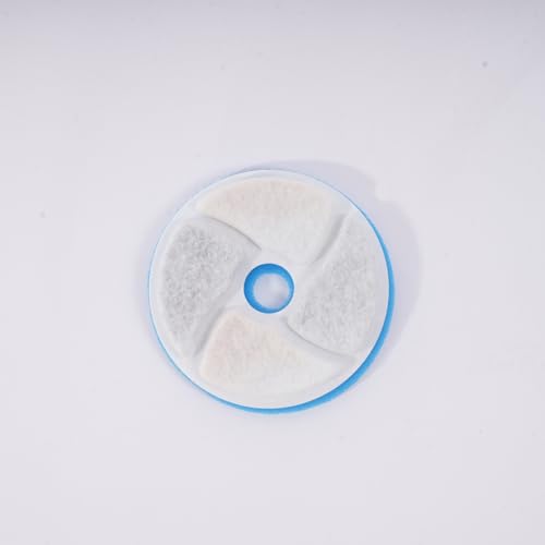 Cat Water Fountain Filters, 6Pack Replacement Filters & Pre-Filter Sponges Set for 102Oz 3L Automatic Pet Fountain Dog Water Dispenser