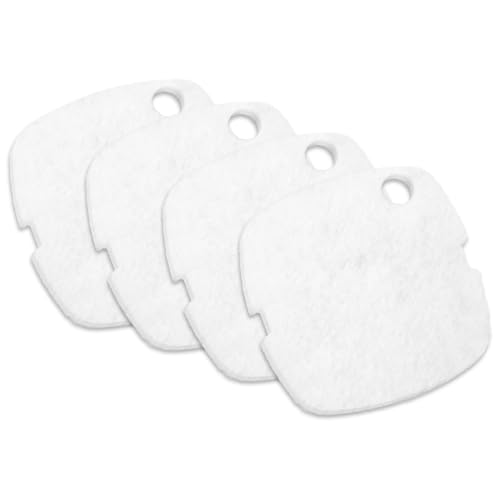 4 Pack Aquarium Polishing Filter Pad Compatible with Marineland C-Series and Magniflow 360 and 400 Canister Filters, Water Polishing Pads Mechanical Filter Media for Aquariums, Replaces Rite-Size T