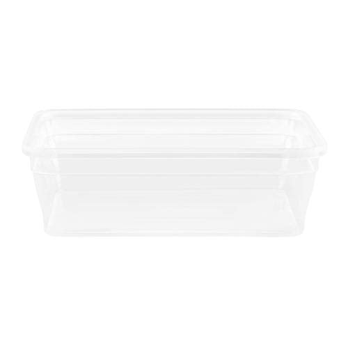 Snapware Plastic Total Solutions (5-Pack, 3 Cup) Food Storage Containers Set, Airtight & Leakproof Plastic Locking BPA-Free Lids Tupperware, Freezer Dishwasher Microwave Safe - size: 5 Pack, style: 3 Cup