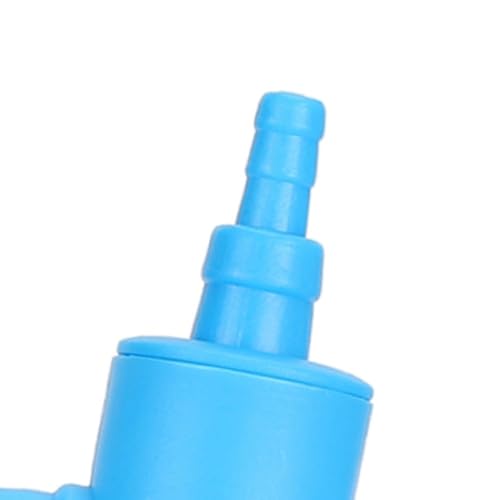 2Pcs 4mm Adapter Connector Plastic Distributor Aquarium Air Pump Splitter for Fish Tank Oxygen Tubing(2 Way) - style: 2 Way
