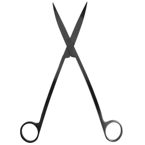 POPETPOP Professional Aquarium Tools Portable Fish Tank Scissors Water Plant Scissor for Aquarium Algae Scissor Plant Trimmer