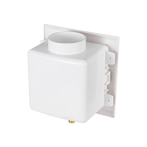 EFIELD Universal Ice Maker Box,1/2-Inch Pex Crimp Inlet with Installed 1/4-Turn Ball Valve with Stainless Steel Water Hammer Arrestor,(IM020) - size: with SS Arrestor, style: Pex Crimp
